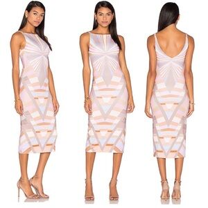 Mara Hoffman Midi Dress Prism in Lavender color way